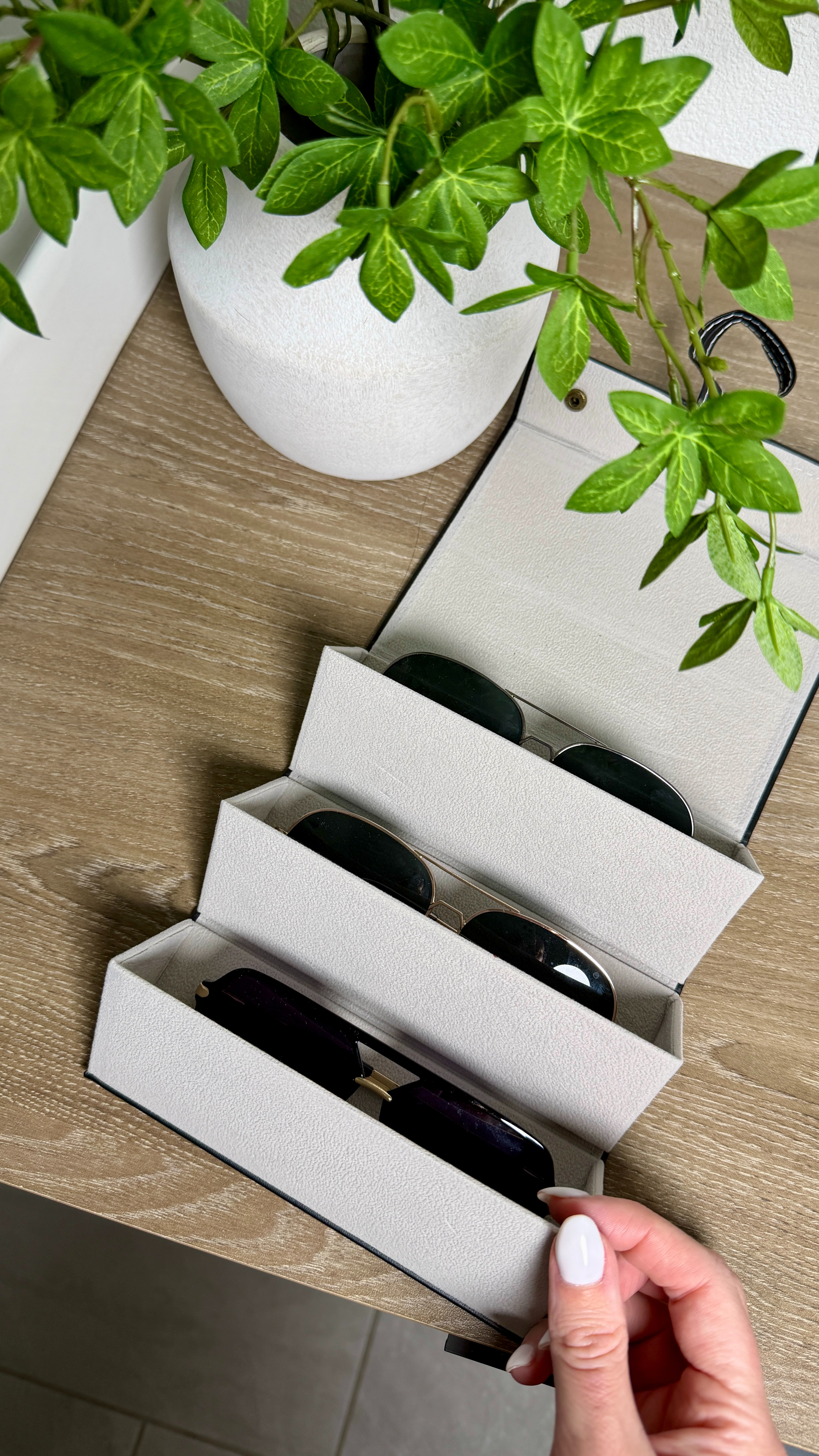 Okay this one is so good 🤍 A sunglasses travel case that actually protects your favorite shades and looks good too. 

 #LTKHome