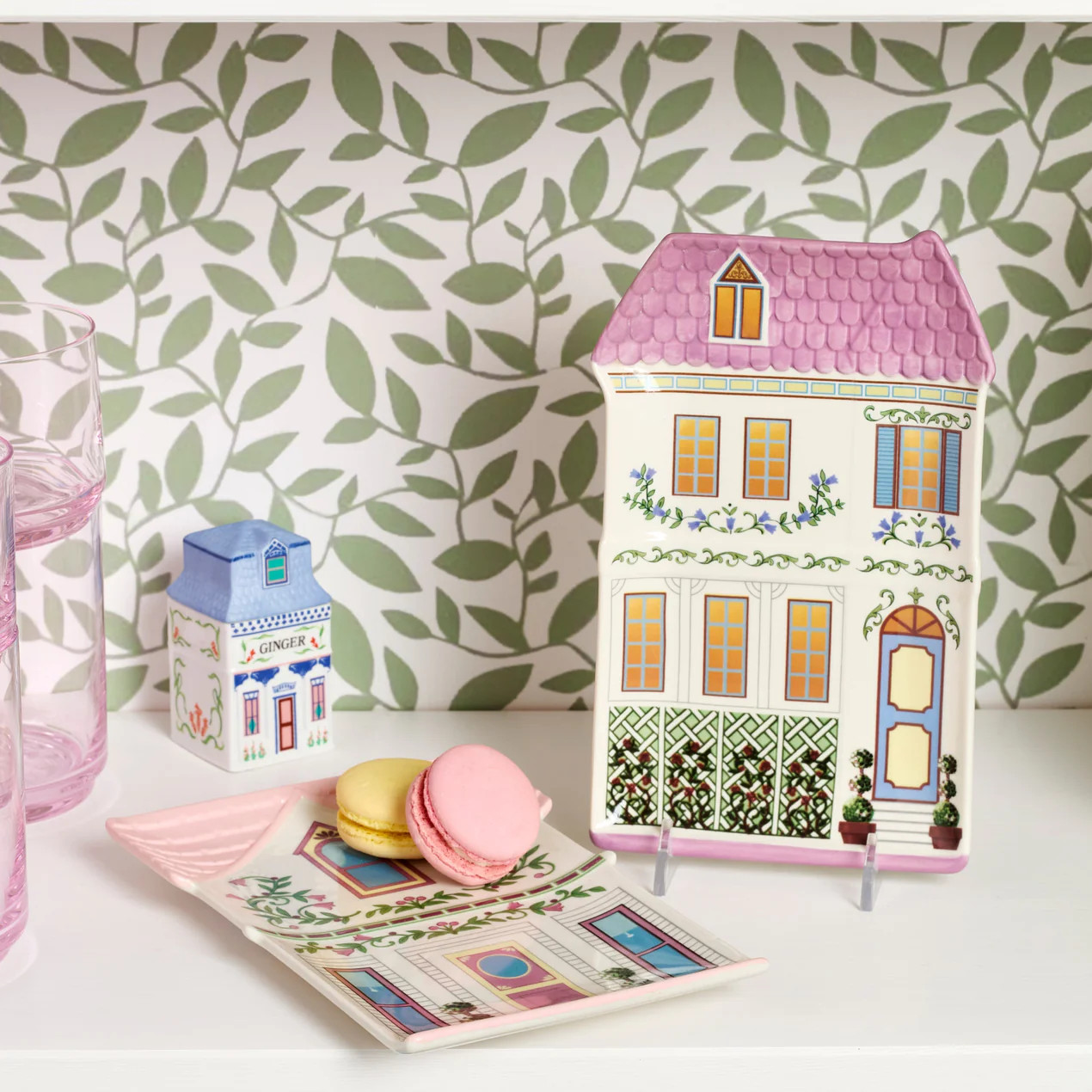 Lenox Spice Village House Accent Plates, Set of 4 | Lenox