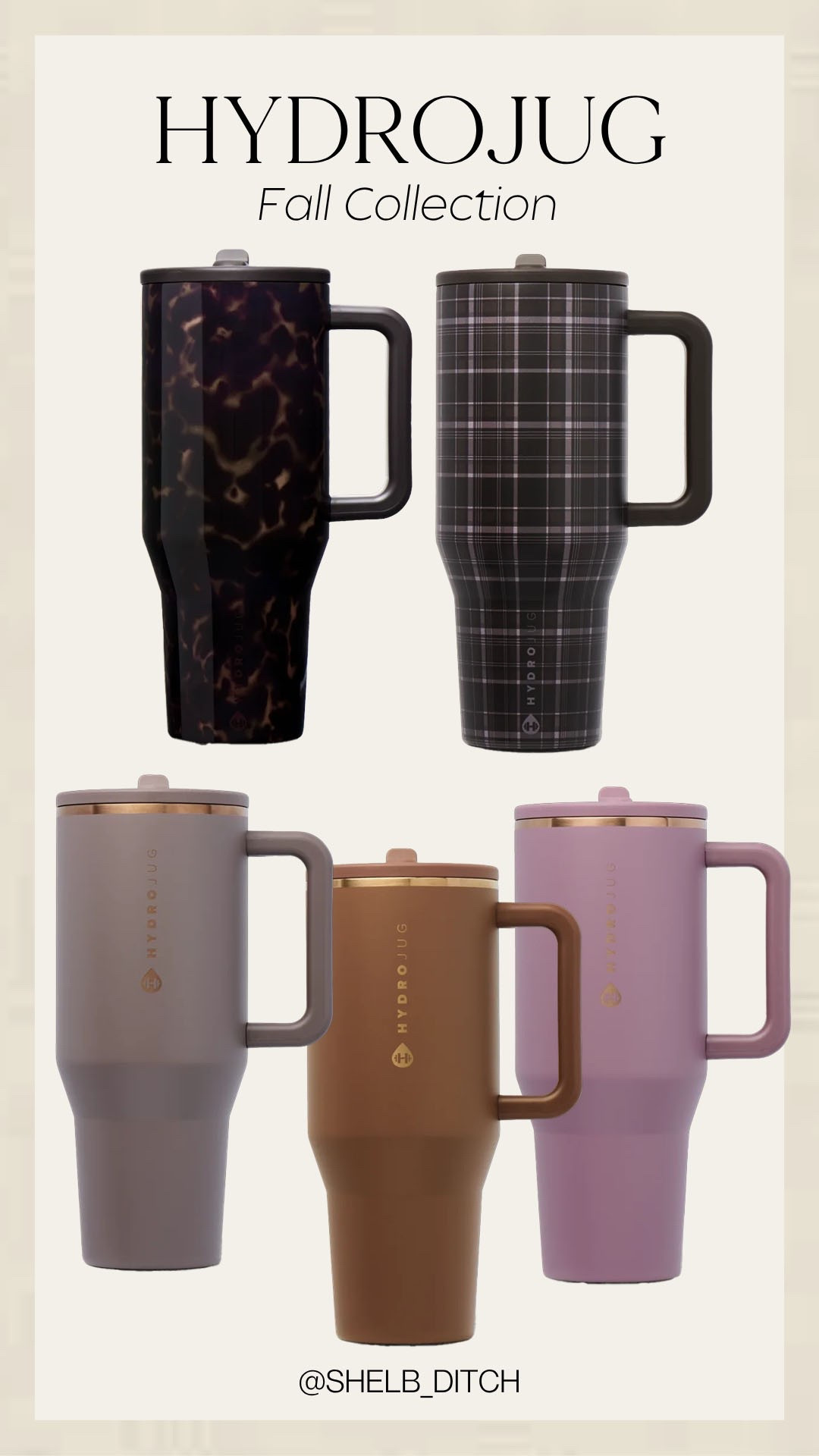 Hydrojug fall collection. Hydrojug new arrivals. Trendy fall tumbler.

#LTKgrwm #LTKSeasonal #LTKootd
