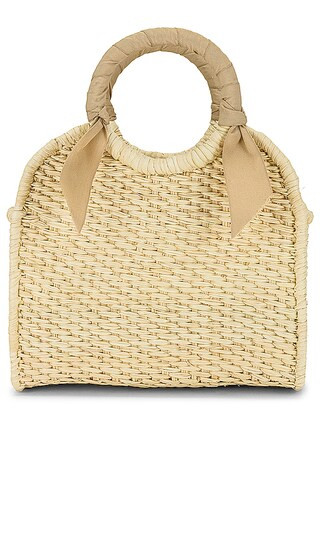 X REVOLVE Midi Handbag in Natural & Ivory | Revolve Clothing (Global)