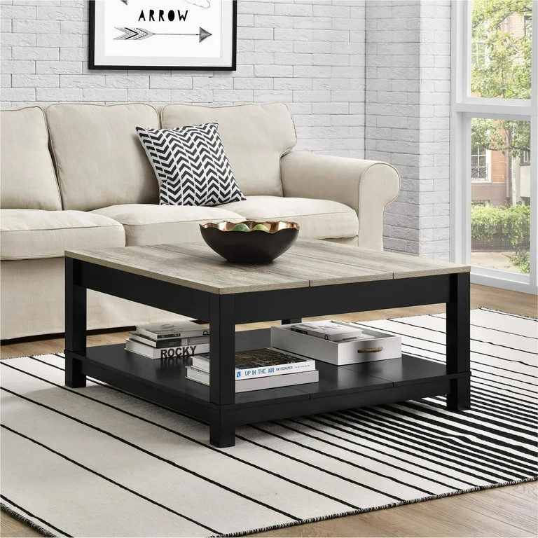 Better Homes & Gardens Langley Bay Coffee Table, Black | Walmart (US)