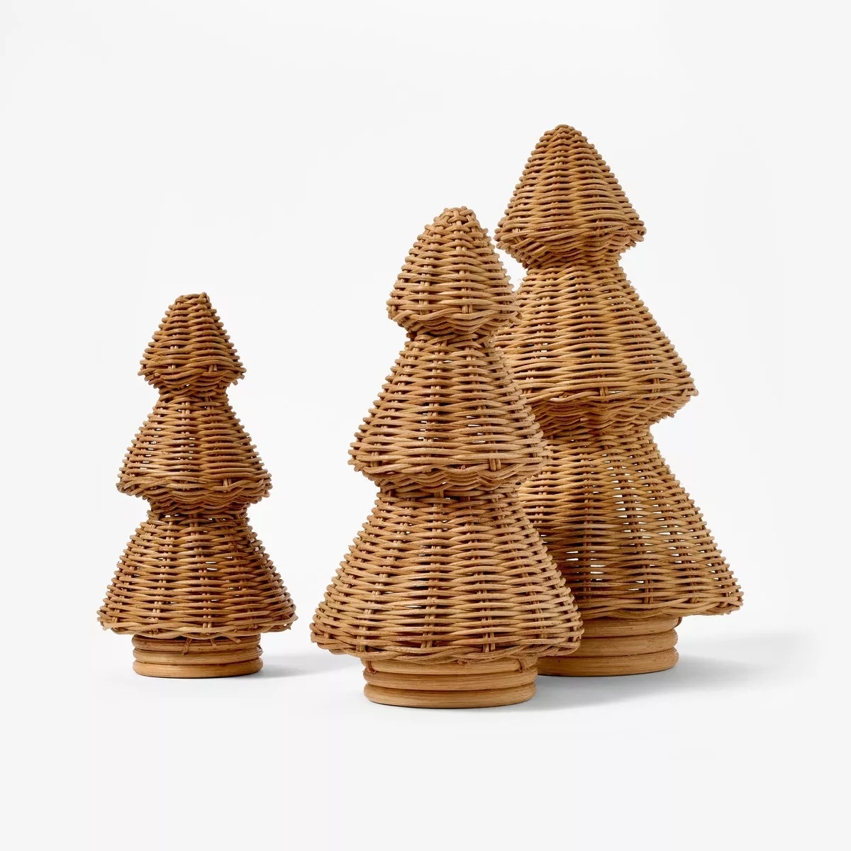 Medium Rattan Basket Weave Christmas Tree - Threshold™ designed with Studio McGee | Target