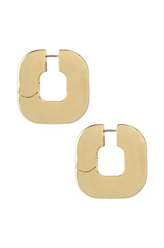 Jenny Bird Mega Cushion Hoops in High Polish Gold from Revolve.com | Revolve Clothing (Global)