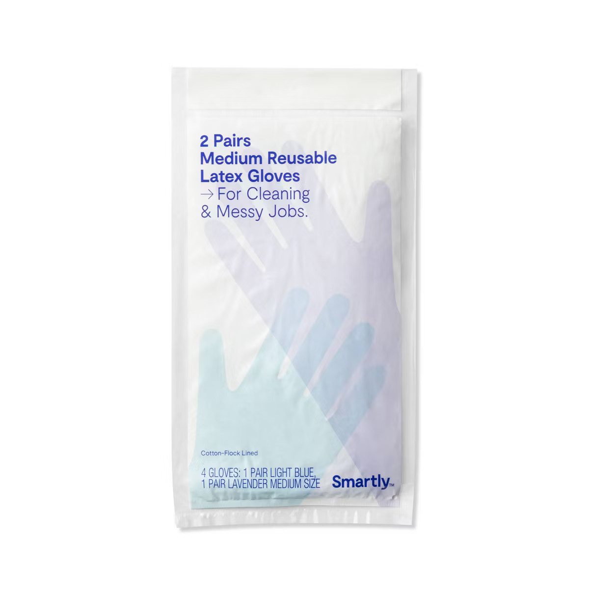Reusable Double Pack Latex Gloves - 4ct - Smartly™ | Target