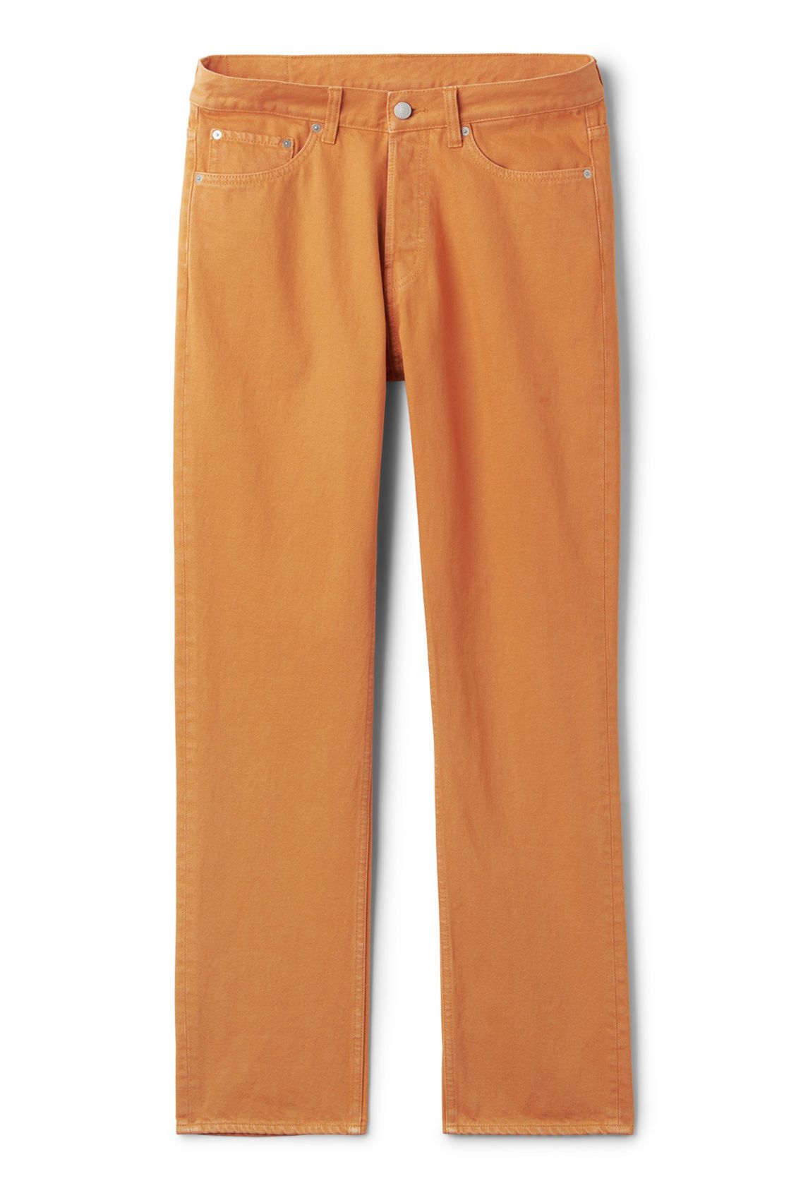 Vacant Cropped Burned Jeans - Orange | Weekday