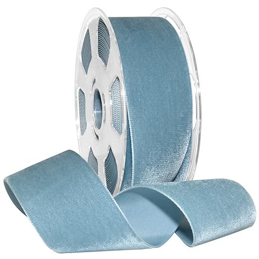Morex Ribbon, Nylon, 2 inches by 11 Yards, Blue Note, Item 01250/10-603 Nylvalour Velvet Ribbon, ... | Amazon (US)