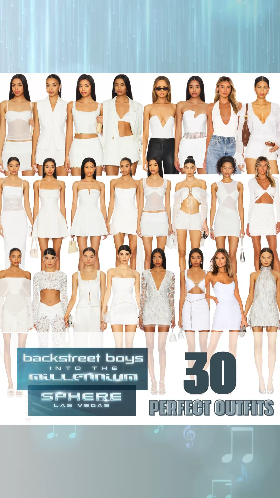 Backstreet Boys concert outfit ideas 🤍🩵

They asked to wear “ALL WHITE” with a touch of blue. Be the ready for the best show in Sphere LV!

Vegas concert outfit Winter
Concert outfit pop rock
Vegas dress
Vegas pool party outfit 

Bachelorette dress
Bachelorette party dress
Winter bachelorette outfits
Bride to be outfits
Beach bachelorette outfit
Bride dress
Bride outfits

vegas outfits vegas looks vegas winter concert look Florida vacation outfits bachelorette disco bachelorette party outfits nashville bachelorette outfits guest birthday outfit womens birthday party outfit birthday dinner outfit 40th birthday dress wedding guest outfits miami bachelorette sexy holiday dress hot pink dress wedding holiday looks white sequin dress pink sequin top glitter top sparkle top sparkly top pink skirt outfit black top outfit black skirt outfit two piece set two piece skirt set two piece outfit two piece dress white two piece set matching sets white matching set y2k 2 piece outfits 2 piece skirt set 2 piece set club outfits club dress rock concert dress concert outfit country pop miami outfits miami style miami dress miami fashion las vegas outfits las vegas dress bikini 2025 hot pink bikini set beach vacation outfits beach outfits beach cover up beach coverup swim cover up swim coverup swimsuit coverup swimsuits 2025 white boots outfit white western boot outfit white western boots outfit white cowboy boots outfit white cowgirl boots outfit cowgirl chic cowgirl hat rhinestone cowgirl outfit cowgirl dress cowgirl bachelorette disco cowgirl cowboy booties western outfits western fashion western chic western booties country music festival outfit country festival outfit rodeo outfits miami music festival outfit festival outfits festival top festival dress fall nashville outfits fall winter nashville outfits winter nashville dress nashville going outfits fall boots fall shoes 2025 fall skirt hats for women short dresses to wear to wedding dresses for wedding guest beach wedding guest dress revolve beach wedding dress resort wedding taylor swift concert outfit

#LTKWedding #LTKSeasonal #LTKSaleAlert #LTKootd #LTKTravel #LTKfitnessgoals