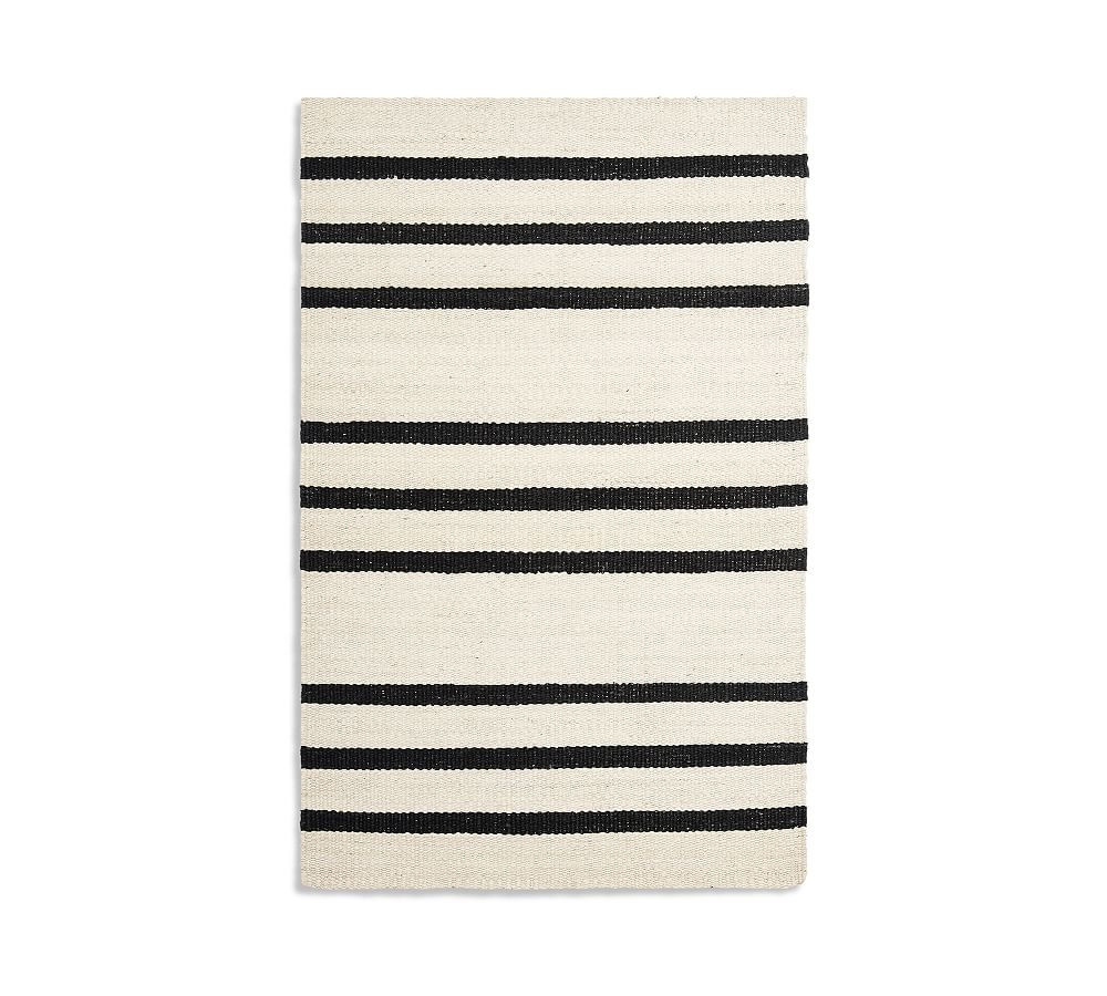 Danton Striped Jute Rug | Pottery Barn (US)
