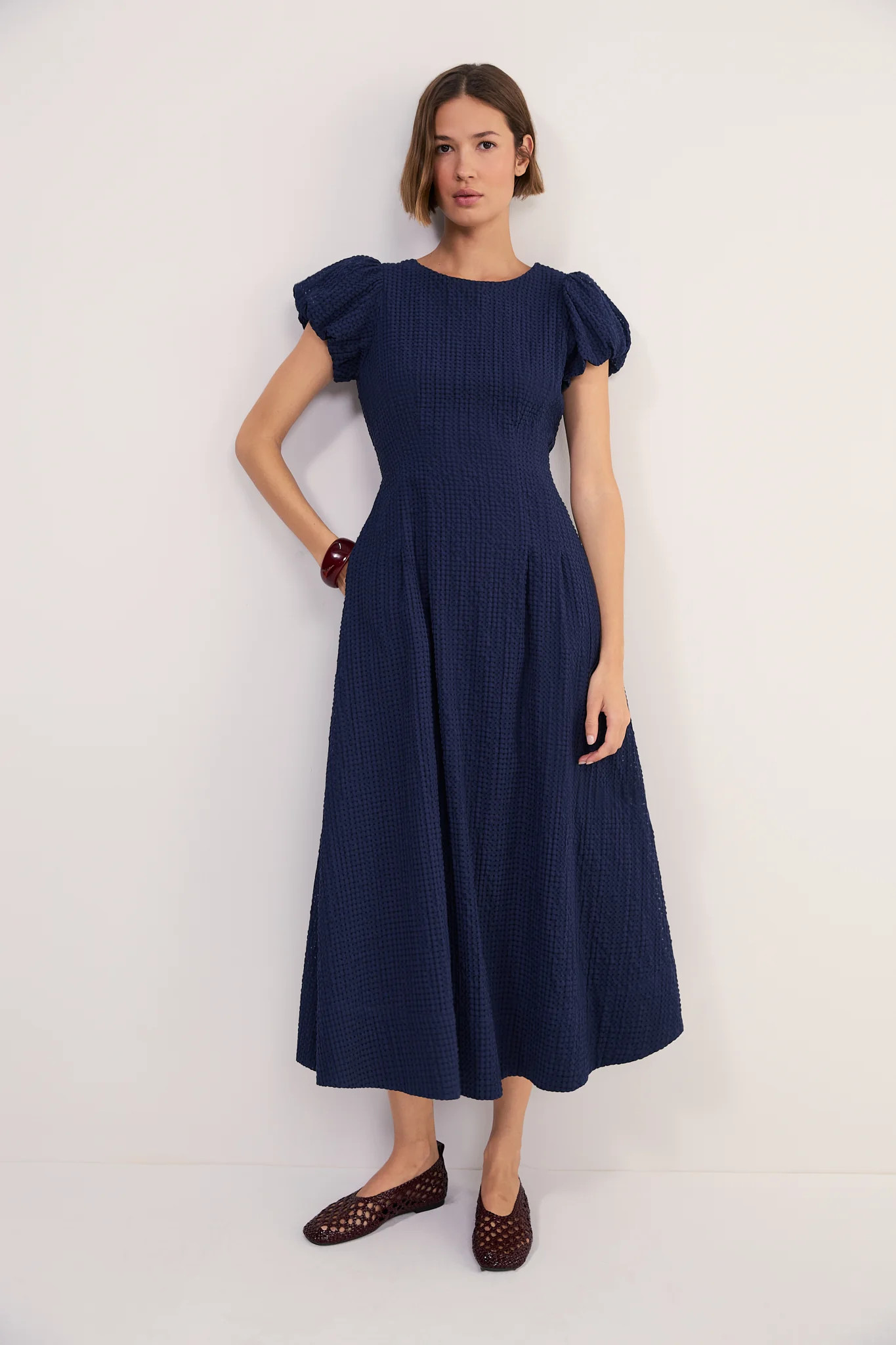 Cath x WYSE Monaco Dress - Midnight | WYSE London