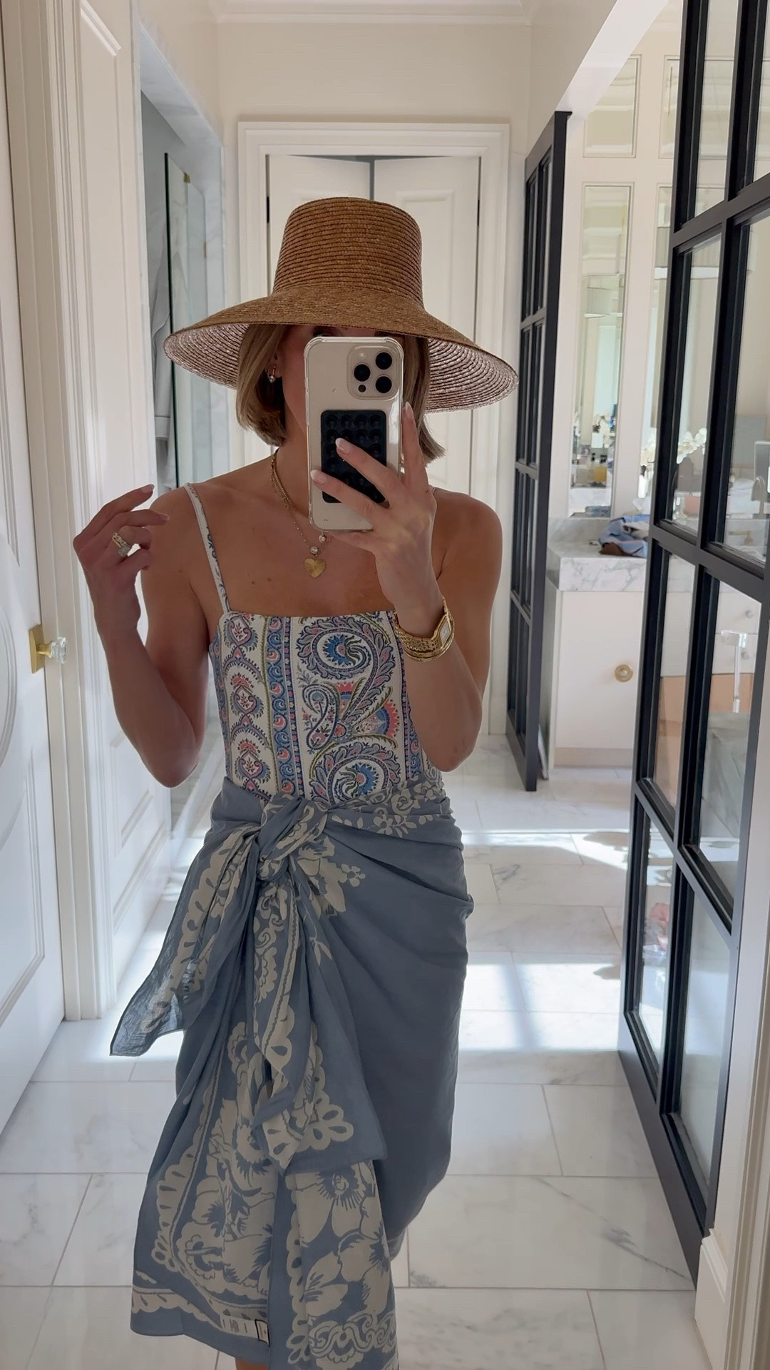 Love this swimsuit and cover up! I'm wearing size small