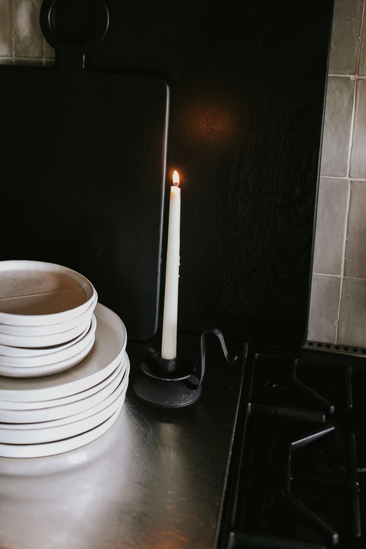 Piper Distressed Taper Holder | THELIFESTYLEDCO