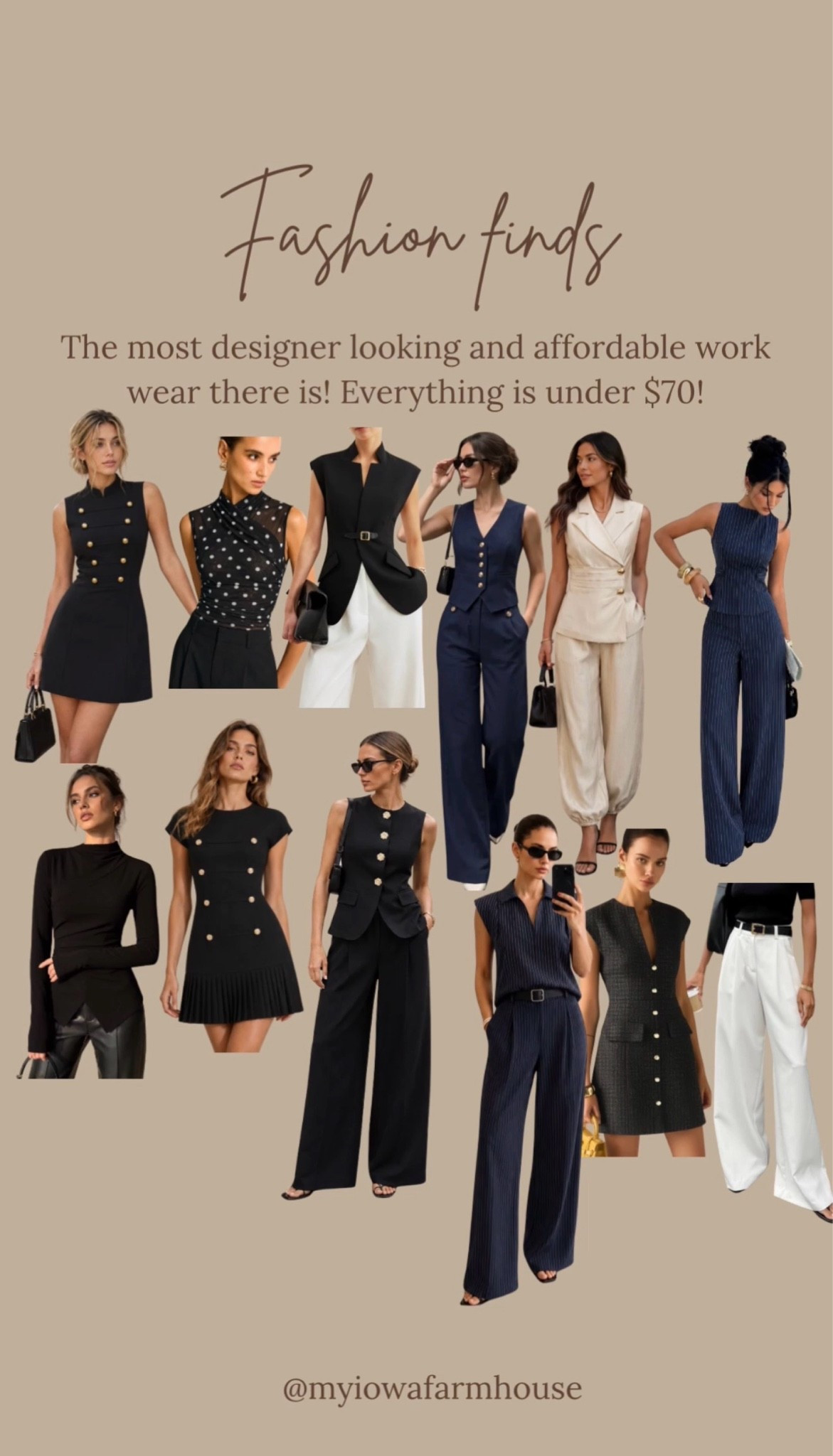 All of these gorgeous outfits are around $70 or less. Most of these are sets, so the price is unbelievable. The quality on these are amazing! This is the most beautiful and inexpensive workwear I have seen! ￼￼￼

#LTKWorkwear #LTKOver40