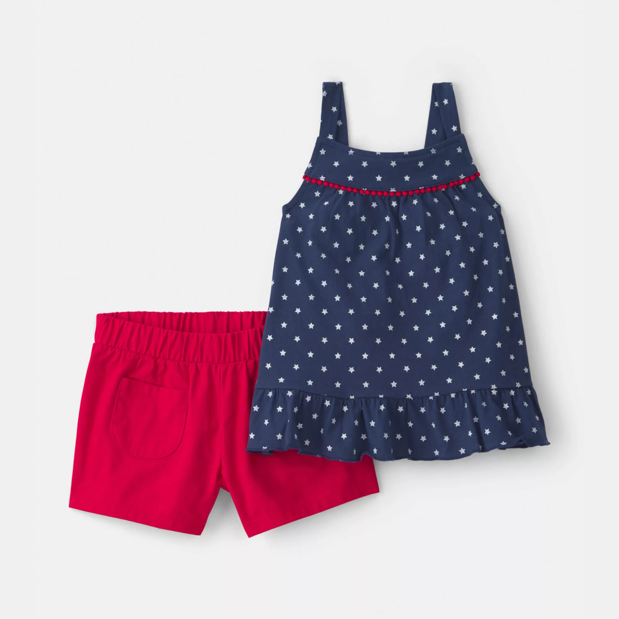Toddler Girl Carter's 2-Piece Star Tank Top & Short Set | Kohl's