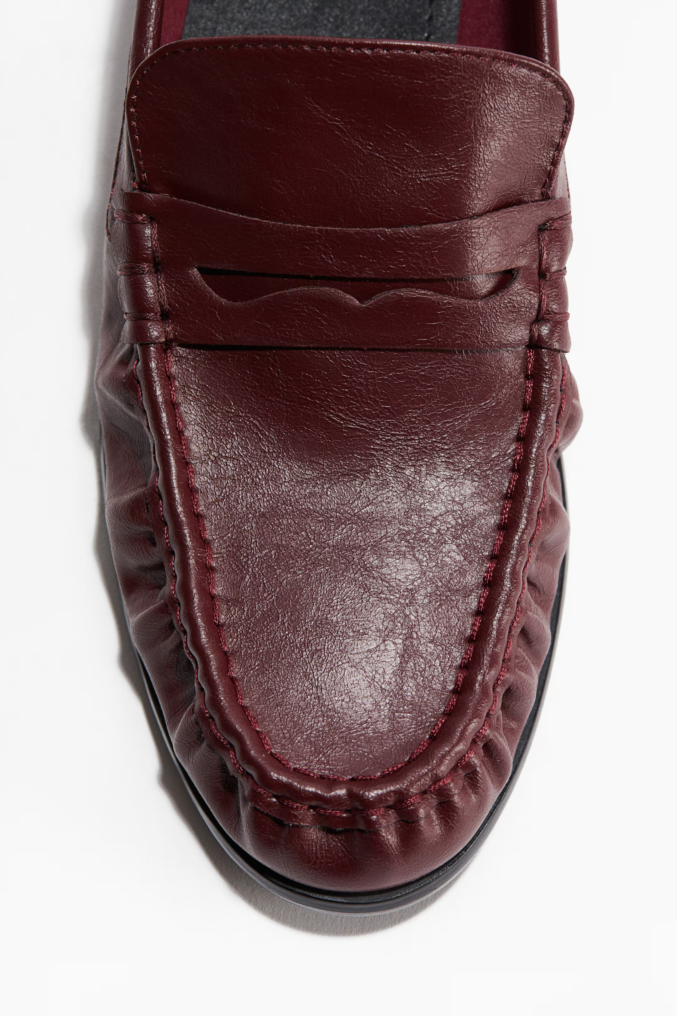 Loafers - Burgundy - Ladies | H&M GB | H&M (UK, MY, IN, SG, PH, TW, HK)
