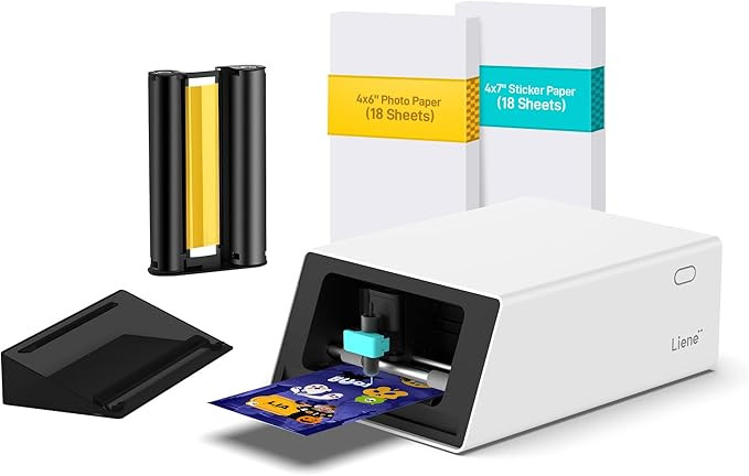 Liene PixCut S1 Color Sticker Printer & Cutting Machine - All-in-One Sticker Maker for DIY Crafts... | Amazon (US)