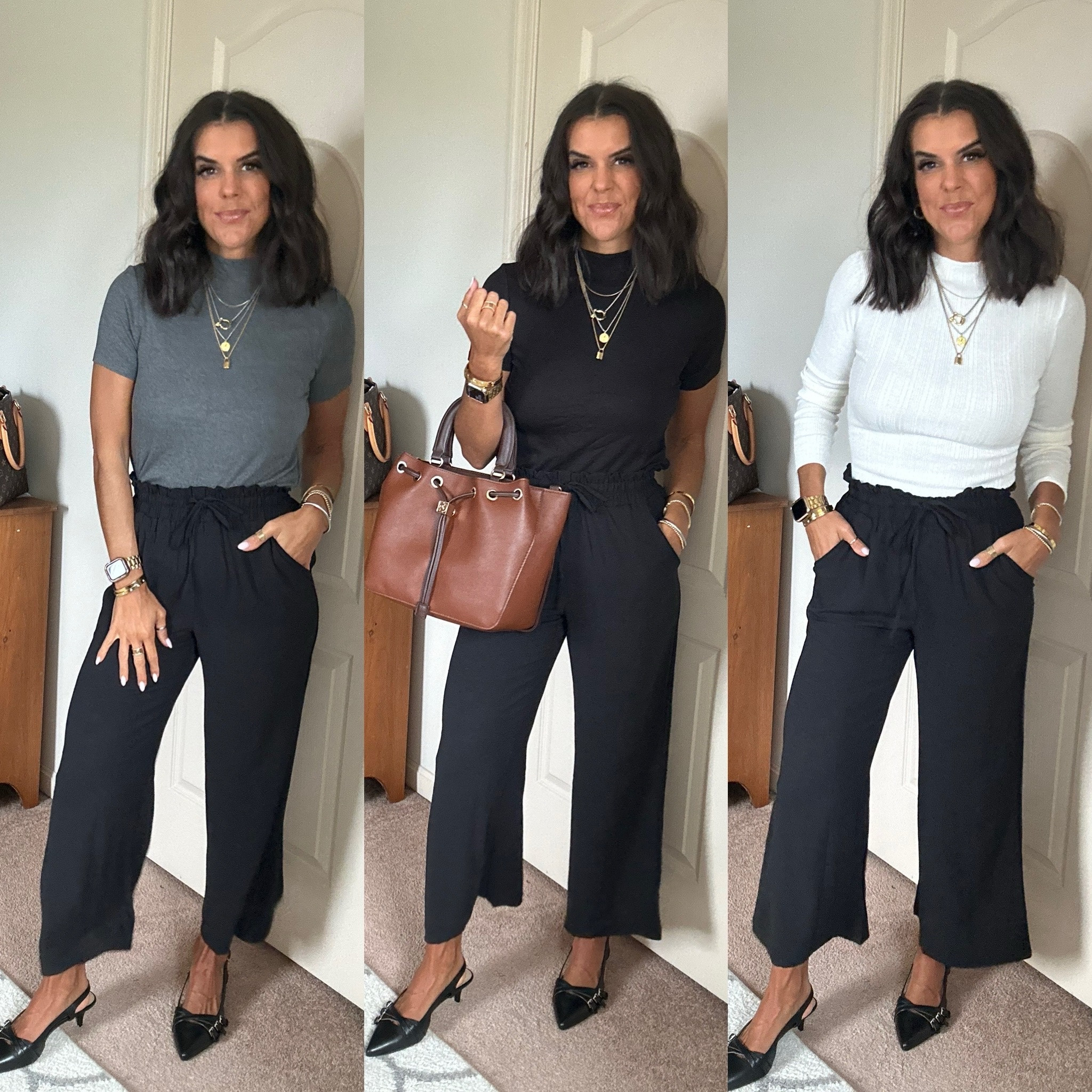 Walmart workwear! Wearing size small in everything! Walmart shoes fit tts 

Use code SHANNONTHOMAS to save on my necklace

#LTKWorkwear #LTKFindsUnder100 #LTKStyleTip