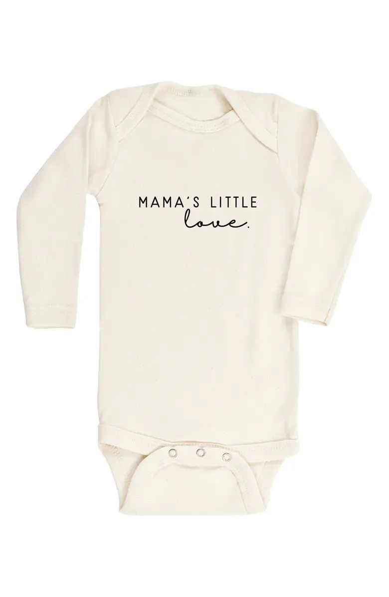 Tenth & Pine Mama's Little Love Long Sleeve Organic Cotton Bodysuit | Nordstrom | Nordstrom