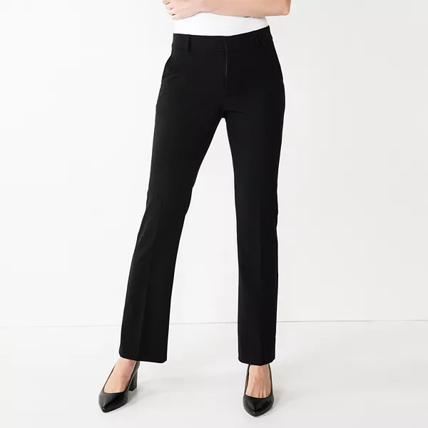 Women's Nine West Barely Bootcut Pant | Kohl's