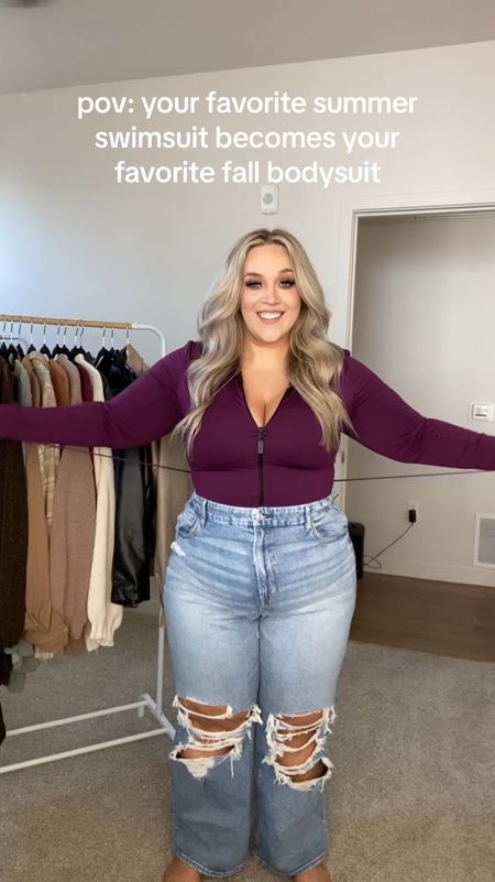 plus size casual fall outfit of the day 🫶🏼 

I’m wearing the viral swimsuit from Ta3 for this fit in size 3x! (It’s like a shapewear bodysuit)

Everything is linked + similar options :)

—————————————————————

(plus size, plus size outfit, plus size fashion, curvy style, curvy fashion, size 20, size 18, size 16, size 3x size 2x size 4x, casual, Ootd, outfit of the day, date night, date night outfit, lingerie, date night lingerie, fall outfit, fall style, casual date night, casual fall outfit, shacket, plaid, neutral, casual chic, every day Ootd, fashion Plus Size Winter Outfit 30 days of Plus Size Outfits day 24 wearing Forever 21, dress and winter style, Sheertex, combat boots, size 18, size 20, joggers and sweater casual style Casual date night outfit, dinner outfit, ootd. Lingerie, plus size lingerie, lace bodysuit, Plus size fashion, ootd, outfit of the day, casual style, atheltic, athlesiure, comfortable chic, cozy, bike biker shorts, bra. Curvy, midsize, comfortable bra, joggers, lingerie, boudior, Valentine’s Day, Valentine’s Day dress,, country concert, sandals, Nashville outfit, wedding outfit, wedding guest, denim jacket, vacation outfit, swim, plus size Ootd, casual Ootd, sandals, plus size, plus size outfit, plus size fashion, curvy style, curvy fashion, size 20, size 18, size 16, size 3x size 2x size 4x, casual, Ootd, outfit of the day, date night, date night outfit, fall, Halloween, fall outfit)

#LTKSeasonal #LTKcurves #LTKFind