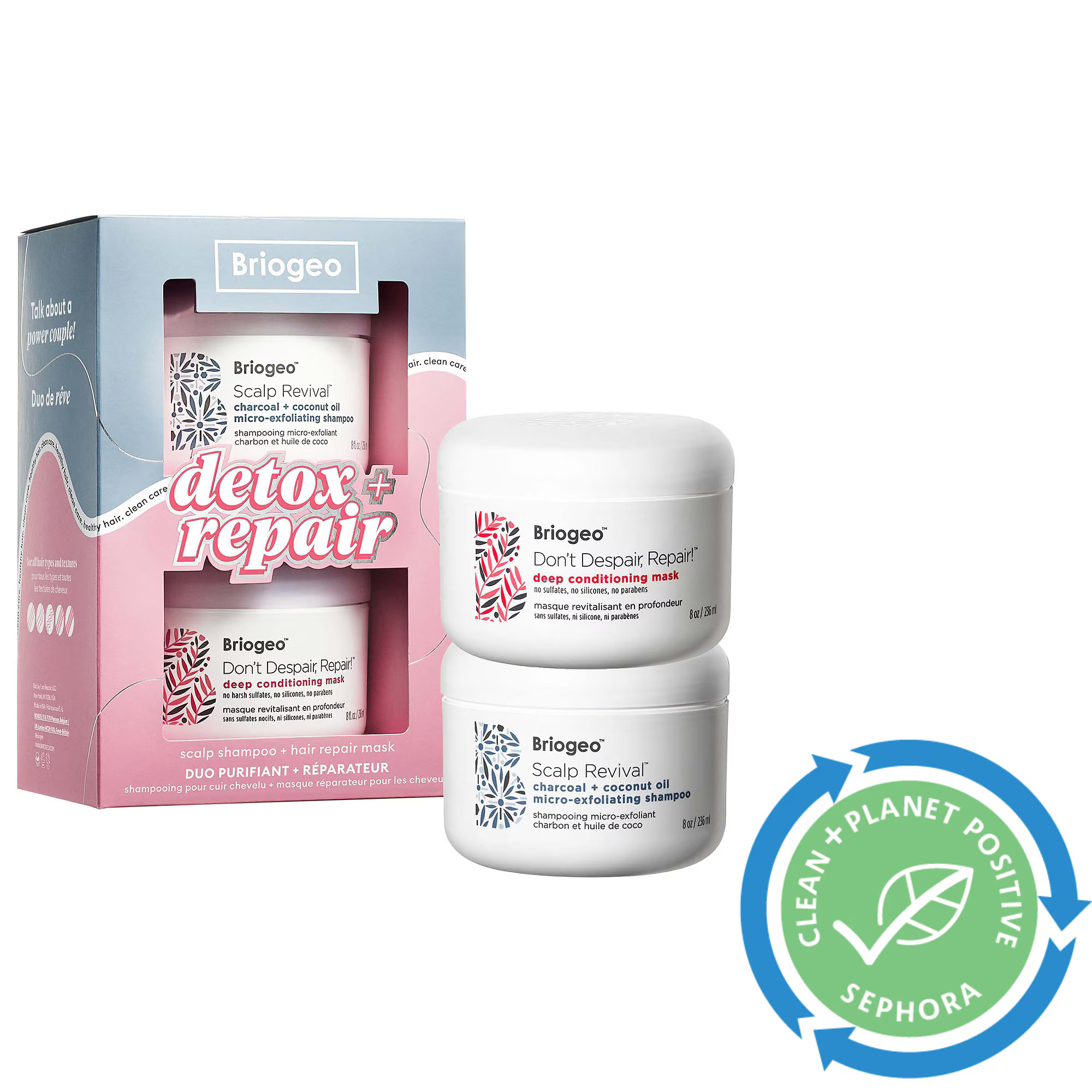 Briogeo Detox + Repair Hair Value Set | Sephora (US)