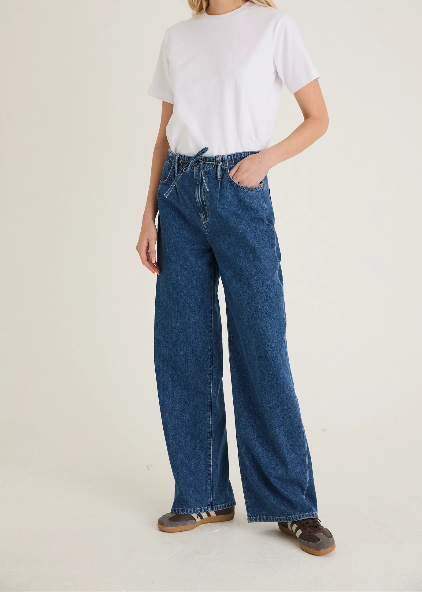 THE LENNY JEAN - MID BLUE DENIM | WAT The Brand