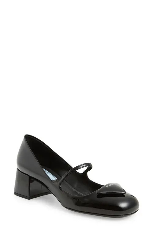 Prada Venice Mary Jane in Nero at Nordstrom, Size 10Us | Nordstrom