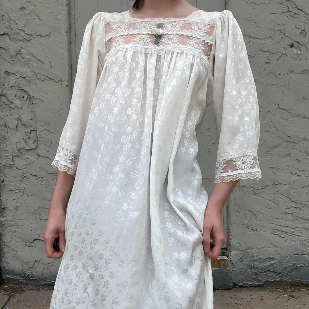 1980s Vintage Christian Dior Night Gown - Etsy | Etsy (US)