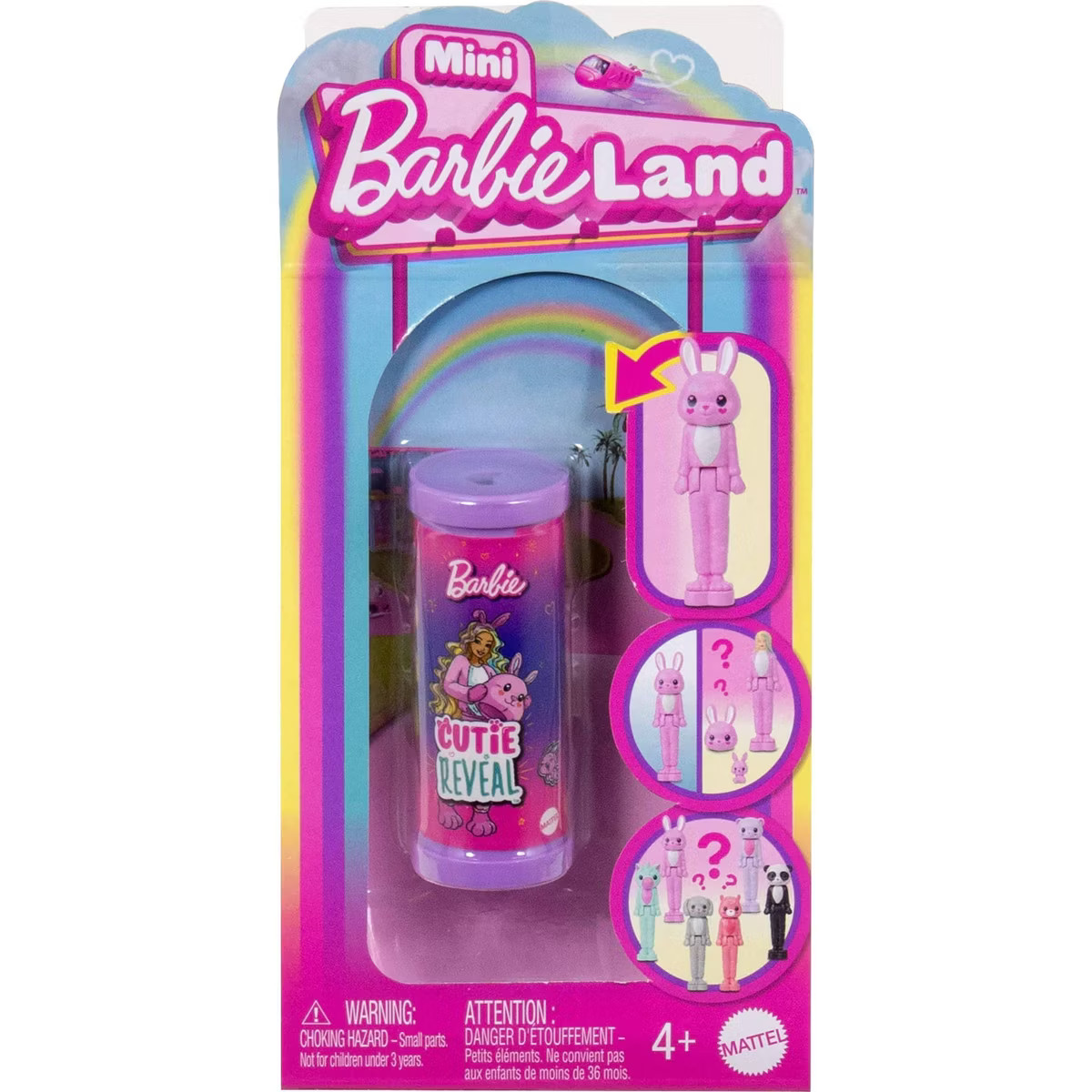 Barbie Mini BarbieLand Cutie Reveal Doll & Pet, 1.5-inch Color Dream Series (Styles May Vary) | Target