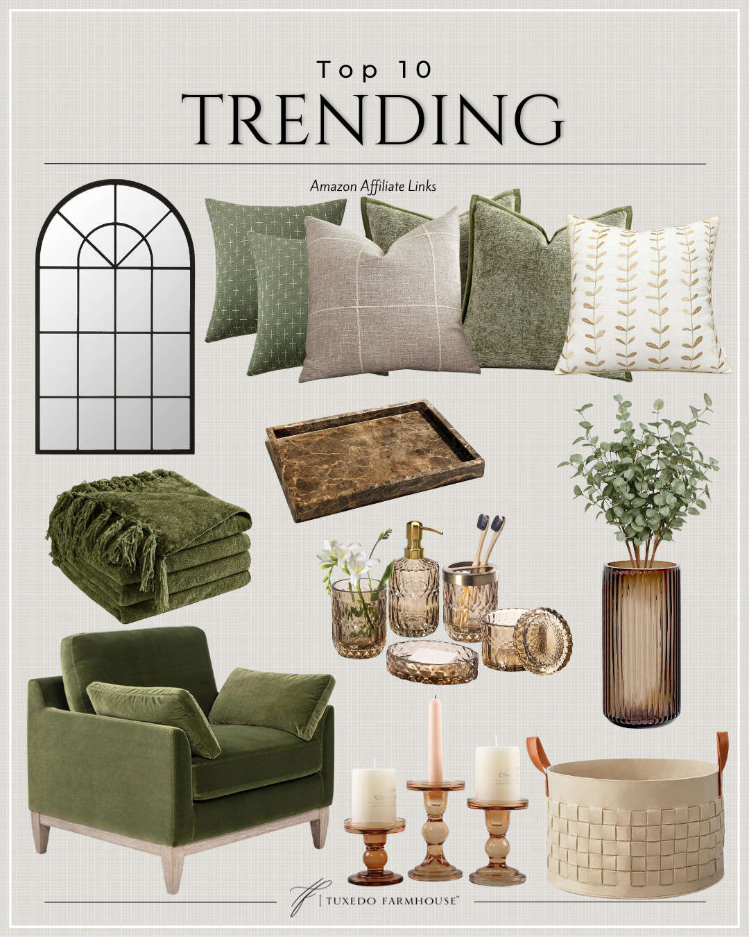 Amazon - Top 10 Trending

Looking to refresh your home? Check out these top trending picks for a stylish upgrade. #HomeDecor

Seasonal, home decor, accent chairs, rugs, wall art, frames, pillows, lamps, baskets, candles, books, coffee tables, ottomans, trays, bowls, consoles, accent tables
 

 #LTKSeasonal #LTKHome #LTKSaleAlert
