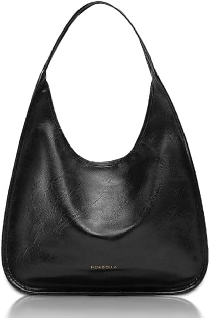 NEWBELLA Women's Hobo Handbags - Soft PU Leather Shoulder Tote Purses with Zipper for Stylish and... | Amazon (US)