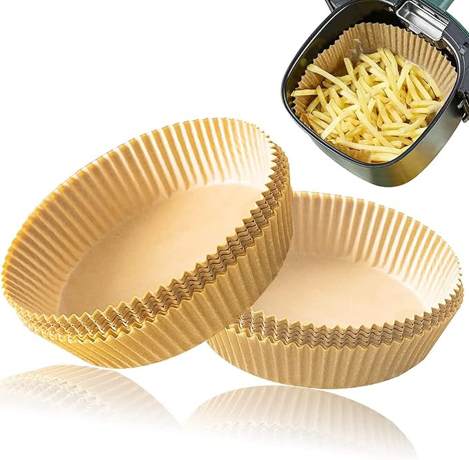Air Fryer Liners,100Pcs Air Fryer Paper Liners,Non-Stick Air Fryer Liners Disposable for 3-5QT Ai... | Amazon (US)