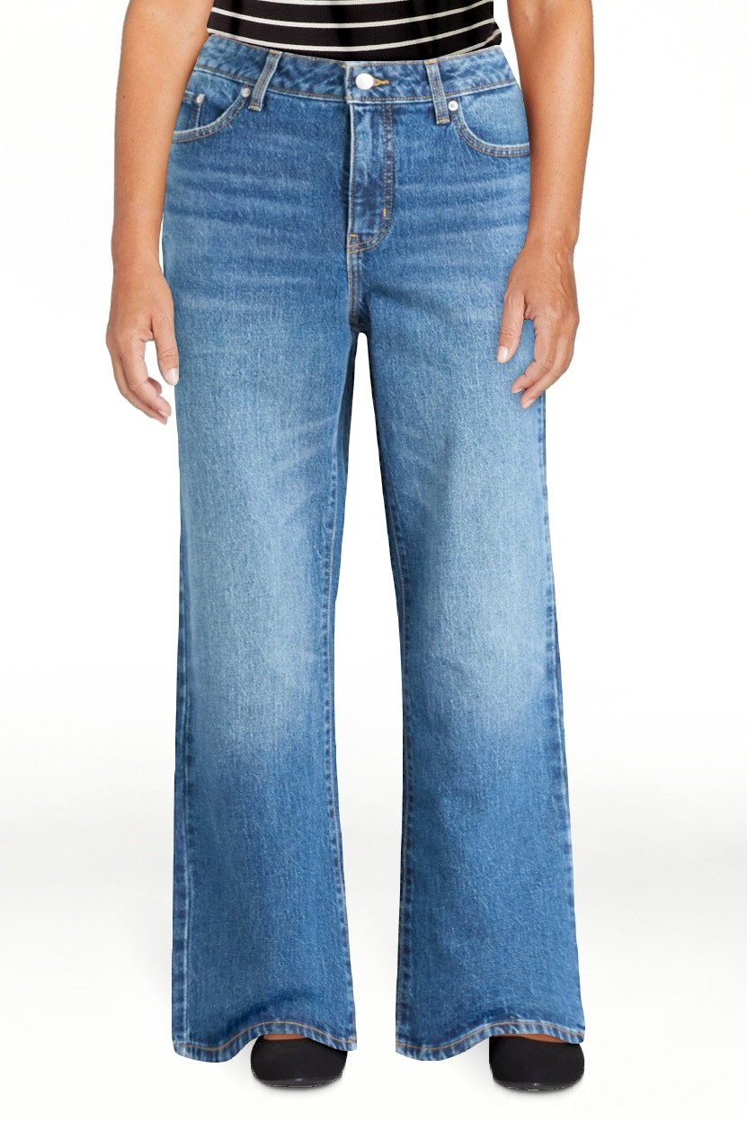 Free Assembly Women's Mid Rise Full Length Bootcut Jeans, 32" Inseam, Sizes 0-20 | Walmart (US)