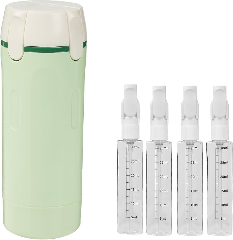 4 in 1 Travel Dispenser Bottle - Refillable Leak Proof and Portable for Shampoo, Conditioner, Sho... | Amazon (US)