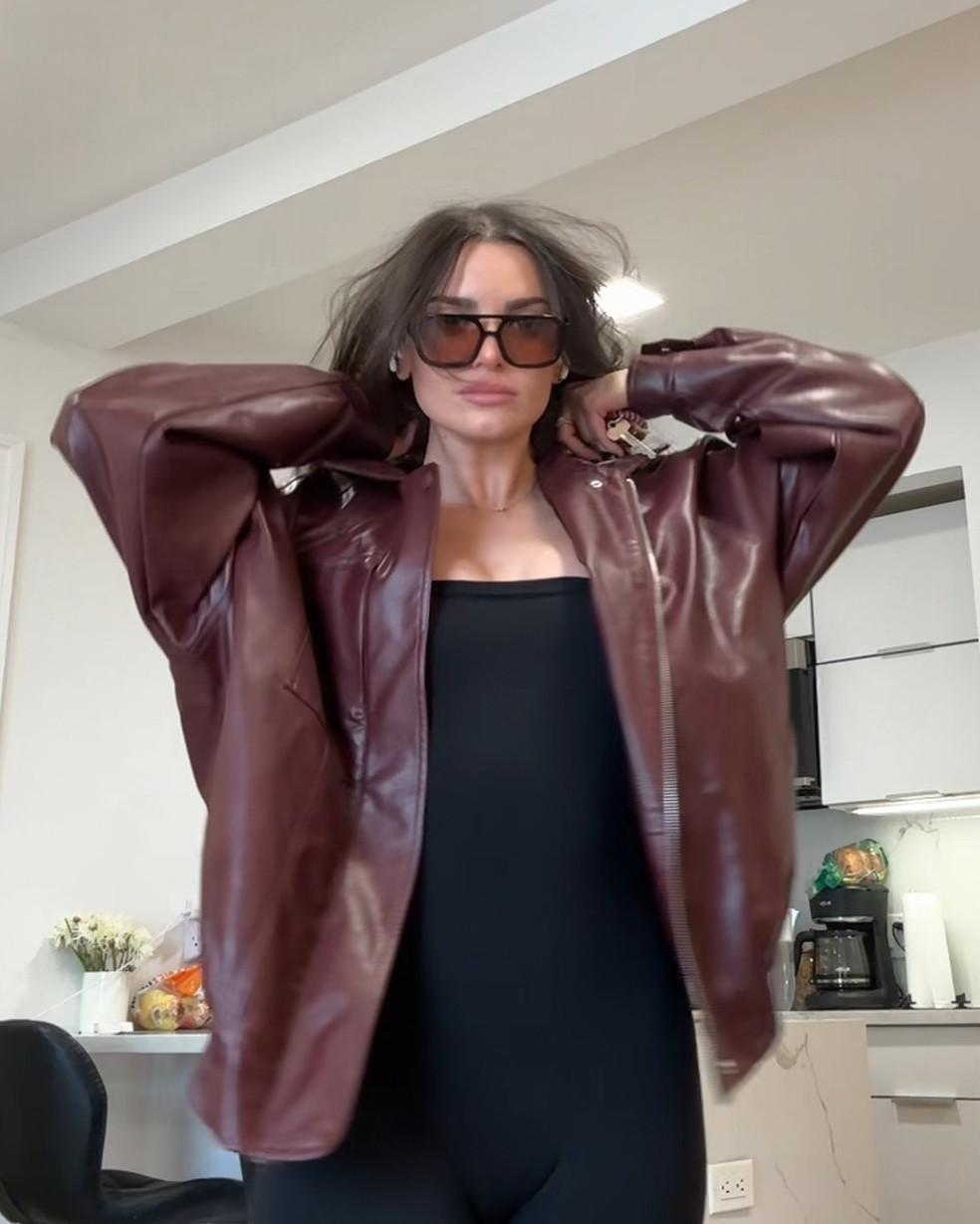 The best leather jacket 💌 

#LTKStyleTip #LTKFindsUnder100