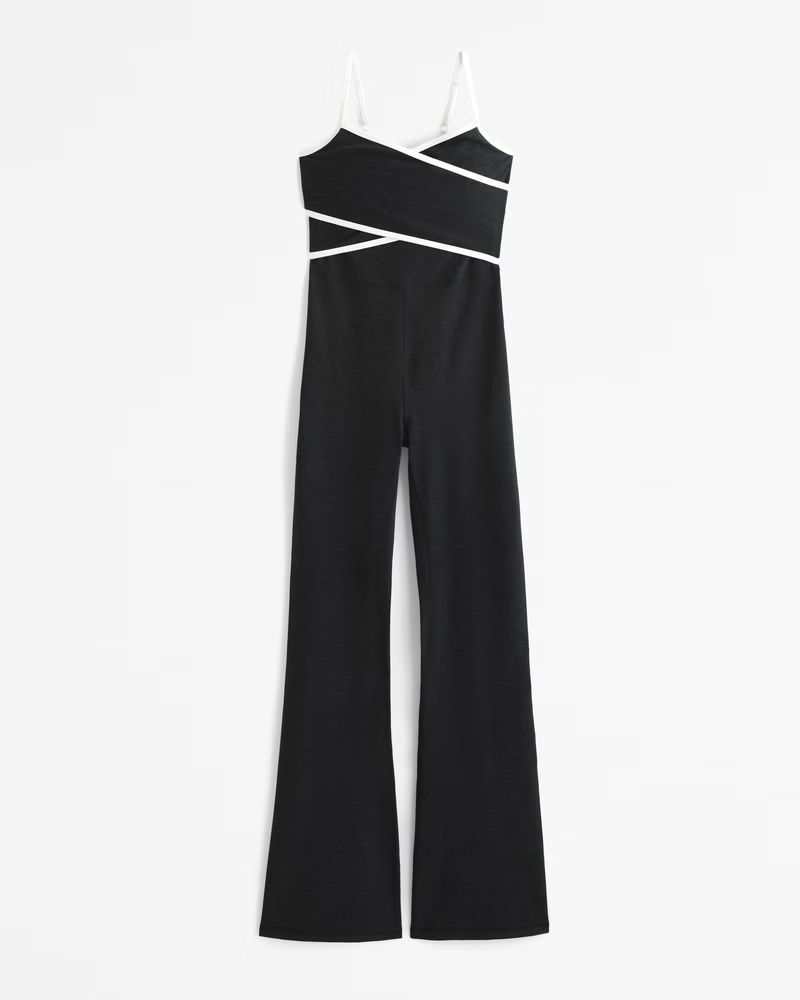 Women's YPB everydaySOFT Wrap Flare Onesie | Women's Active | Abercrombie.com | Abercrombie & Fitch (US)