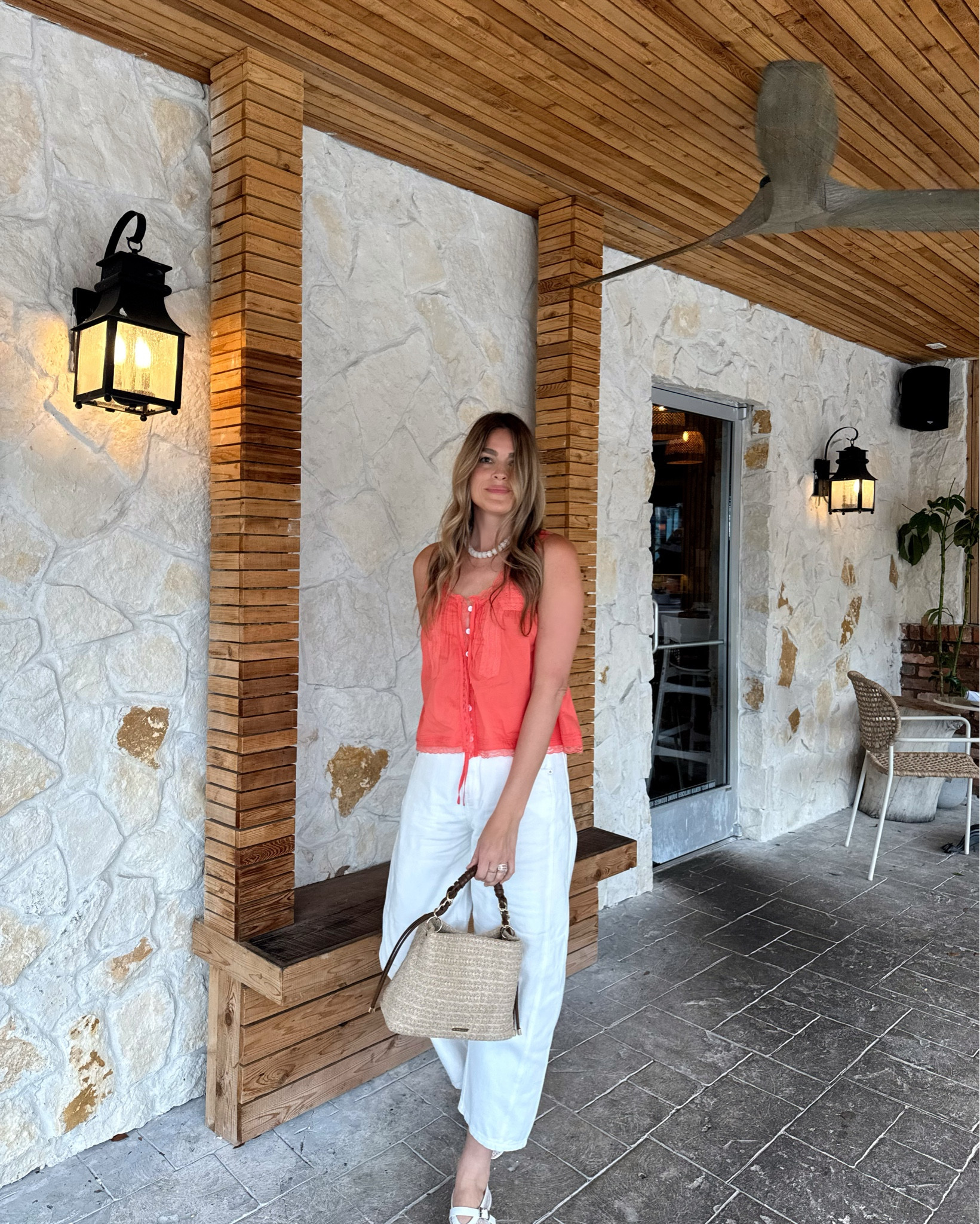 These high waisted white barrel jeans are on sale and under $35, I love this airy coral boho lace top, it comes in multiple colors along with my new favorite mesh ballet flats! Such a cute weekend outfit idea for spring or summer from Amazon!

#LTKOver40 #LTKootd #LTKSaleAlert