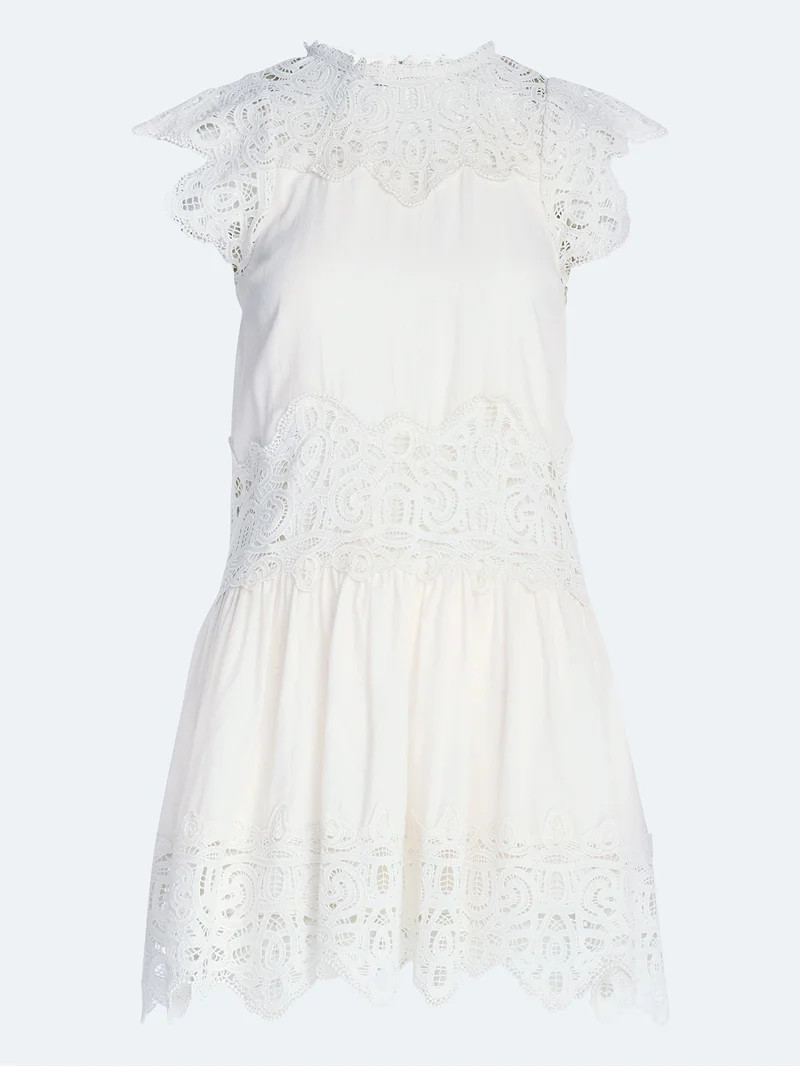 Scoop Women's and Women's Plus Crochet Mini Dress, Sizes XS-4X - Walmart.com | Walmart (US)