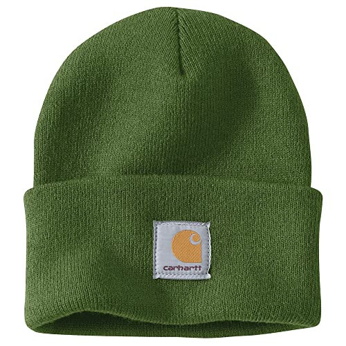 Carhartt Men's Knit Cuffed Beanie (Closeout), Arborvitae, OFA | Amazon (US)