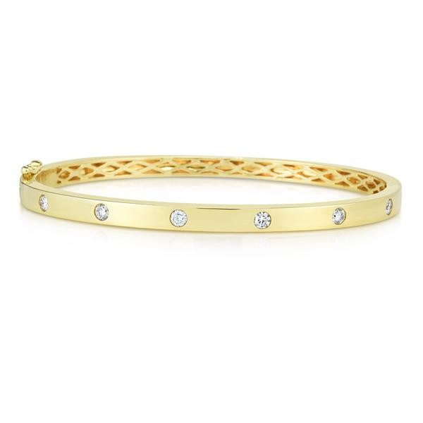 Inlay Diamond Bangle | Ring Concierge