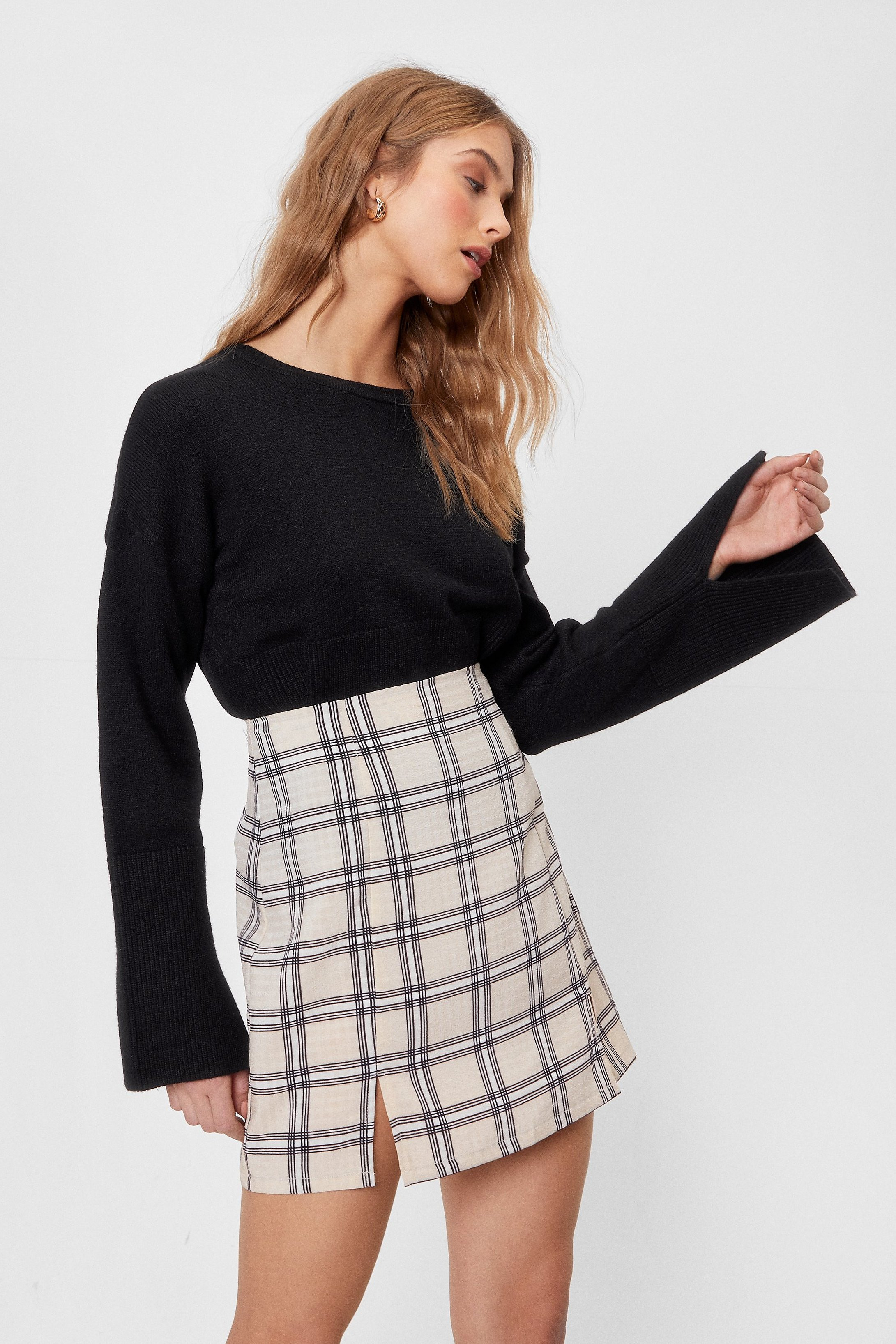 Keep Knit Brief Crew Neck Sweater | NastyGal (US & CA)