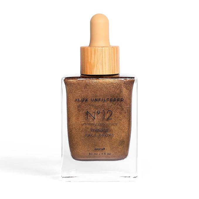 + Lux Unfiltered N°12 Sunstruck Face Tanning Drops - Fragrance Free Bronzing Drops for Face with... | Amazon (US)