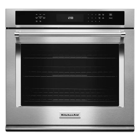KitchenAid KOSE500ESS Stainless Steel 30 Inch Wide 5.0 Cu. Ft. Electric Wall Oven with Even-Heat Tru | Build.com, Inc.
