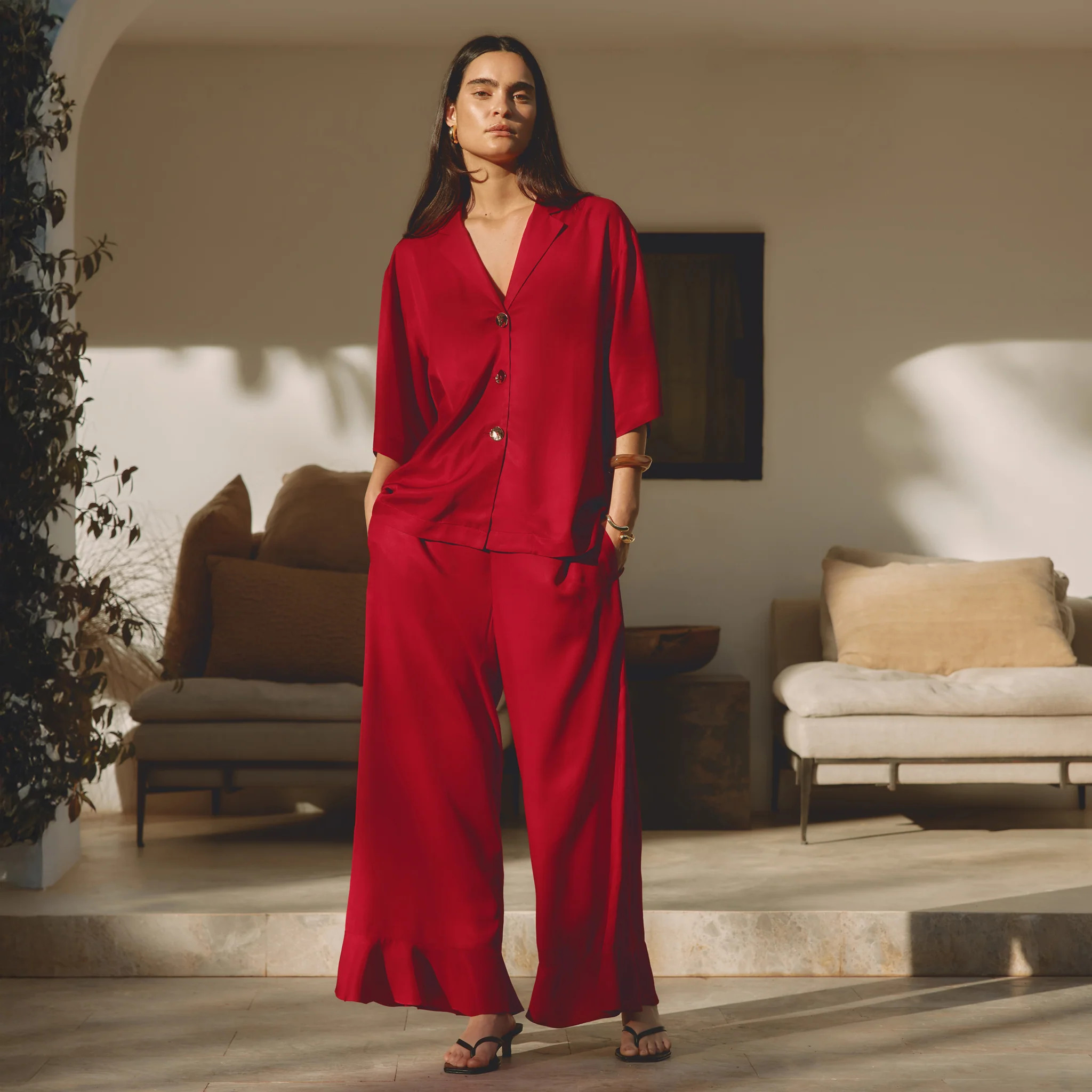 Ruffle Hem Trouser | Albaray
