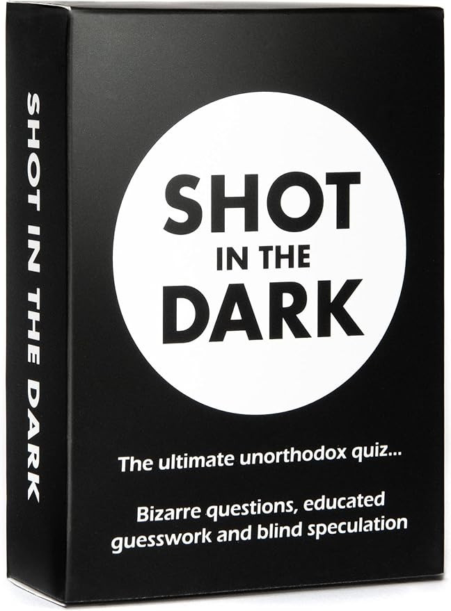 Shot in the Dark: The Ultimate Unorthodox Quiz Game | 2+ players | Adults, Teens, Kids & Families | Amazon (UK)