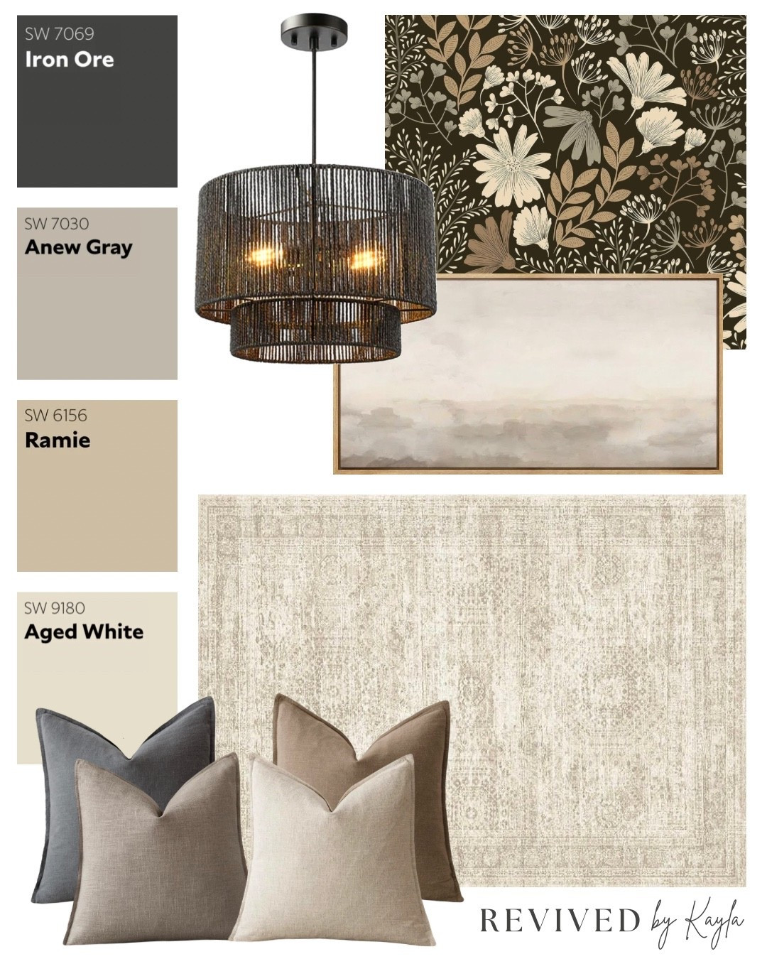 Neutral, modern room design mood board with paint colors from Sherwin Williams 🖤🤎

#homedecor #homedesign #roomdecor #roomdesign #livingroom #bedroom #moody #modern #neutral #home #decor #homeinterior #interiordesign #interiordecorating #moodboard #paintcolors #sherwinwilliams #wayfair #amazonhome #amazon

#LTKHome
