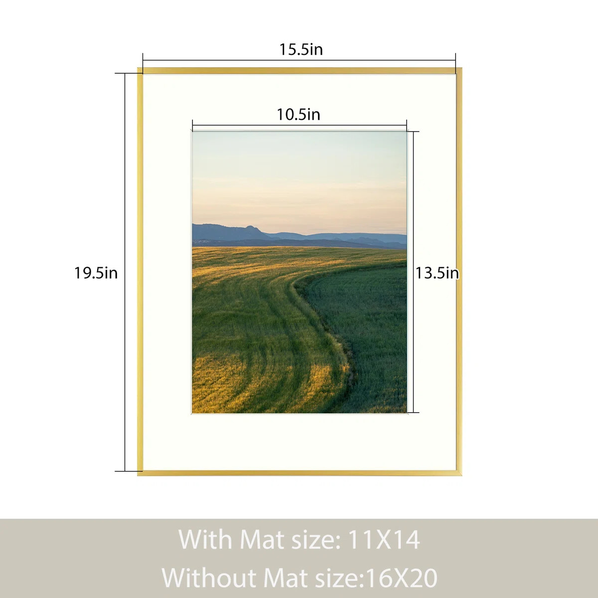 Wayfair Basics® Drennon Picture Frame Classic Metal Frames & Reviews | Wayfair | Wayfair North America