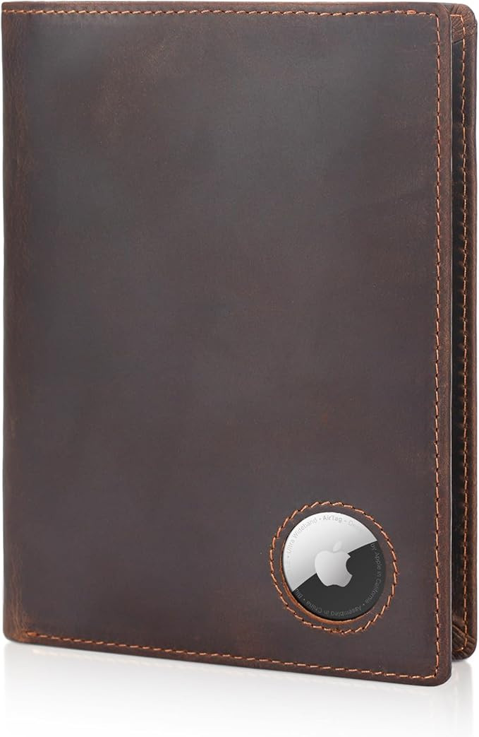 Polare Luxury RFID Blocking Leather Passport Holder Travel Wallet For Men and Women (Dark Brown w... | Amazon (US)