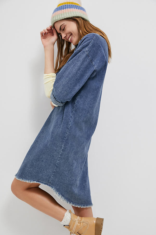 Gladiola Denim Tunic Dress By Porridge in Blue Size S | Anthropologie (US)