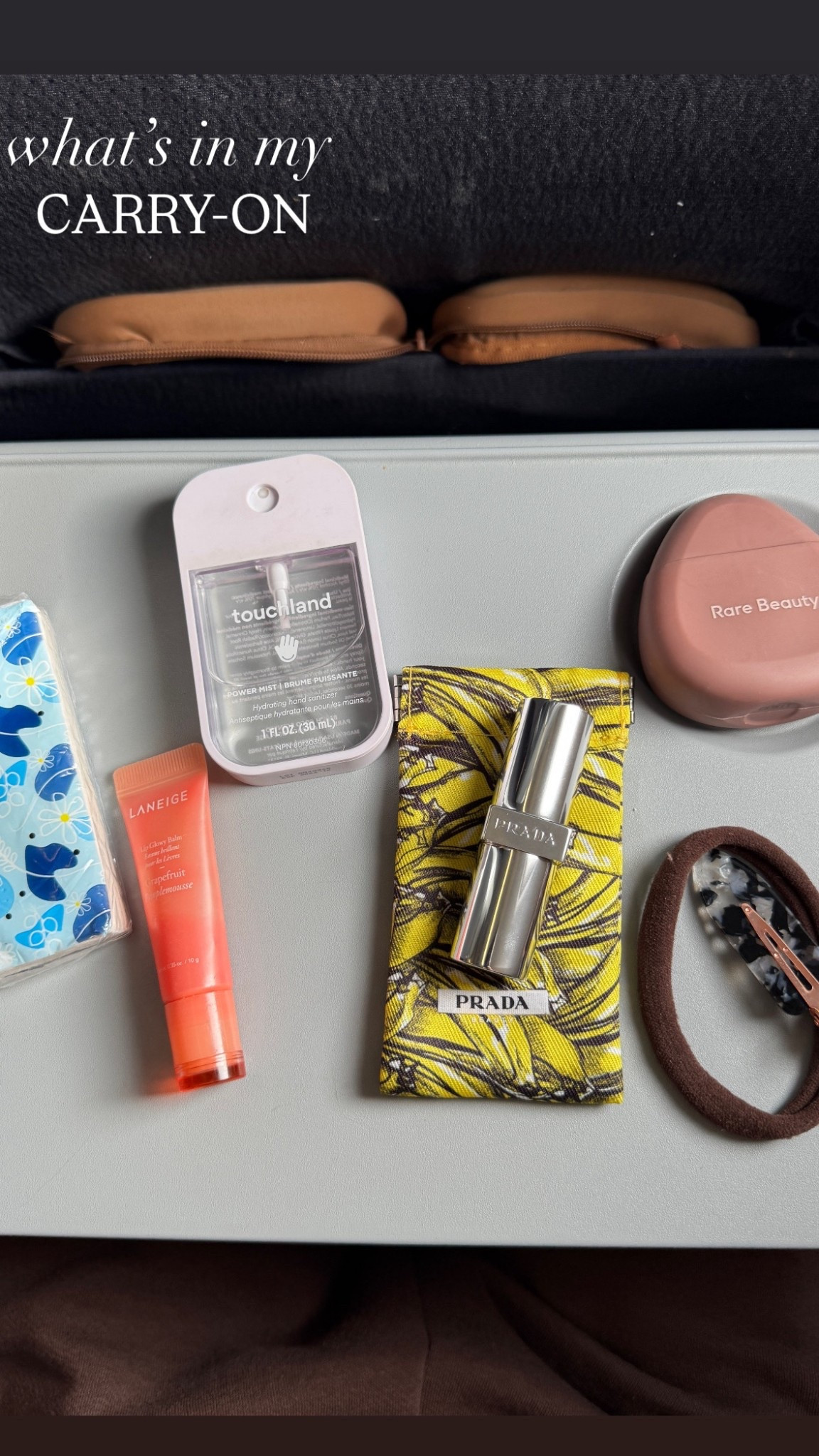In flight essentials  

#LTKbeauty #LTKtravel
