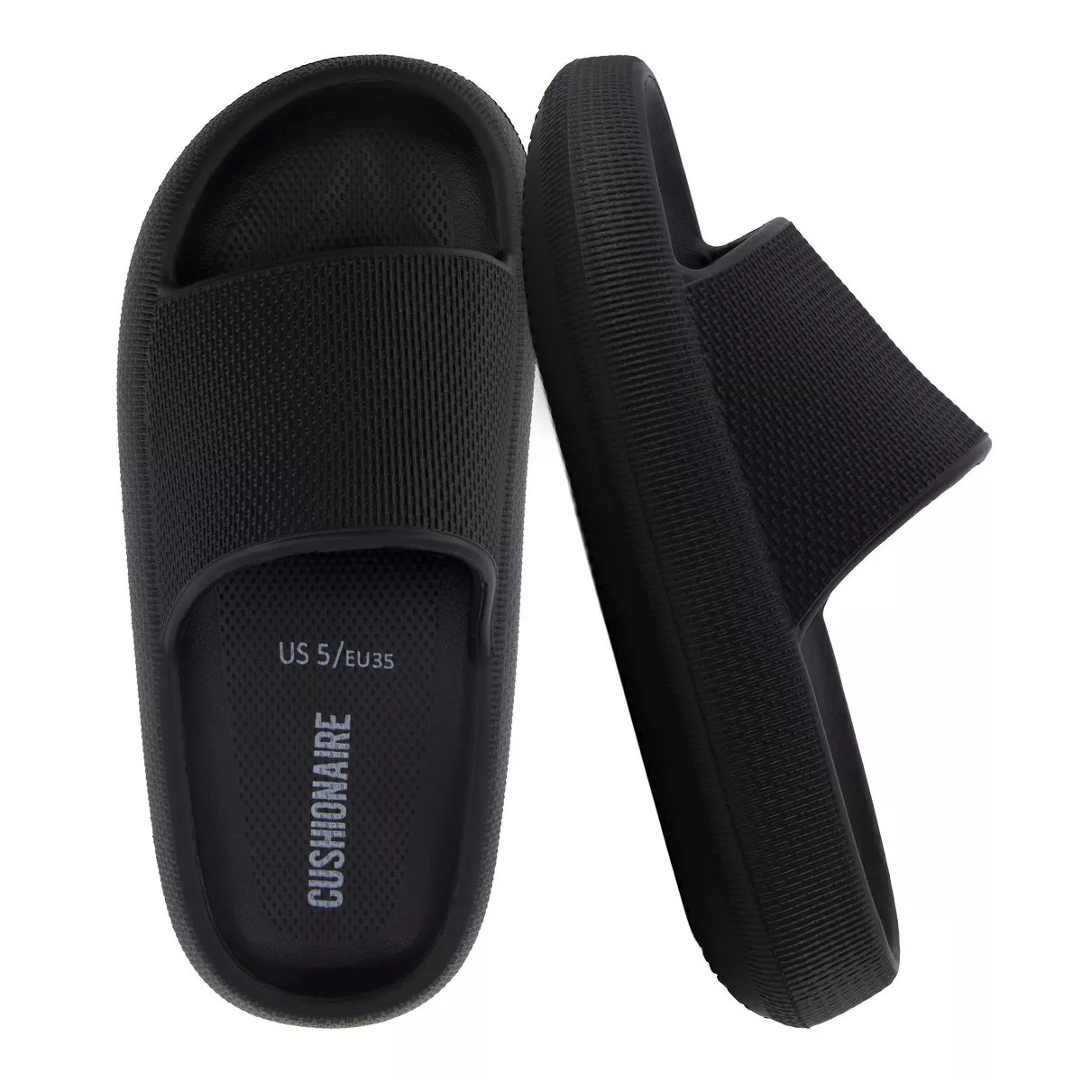 CUSHIONAIRE Feather Slides – Comfortable Cloud Cushion House Slippers for Women, Indoor Outdoor... | Target